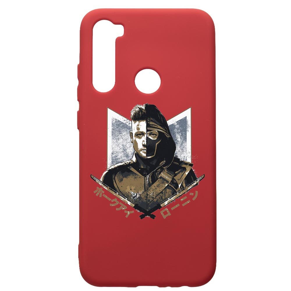 Husa de protectie Xiaomi Redmi Note 8, Avangers, silicon, cu interiorul din material textil, protectie camera, Red, PR238