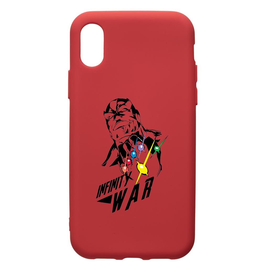 Husa de protectie Samsung Galaxy A01, Avangers, silicon, cu interiorul din material textil, protectie camera, Red, PR242