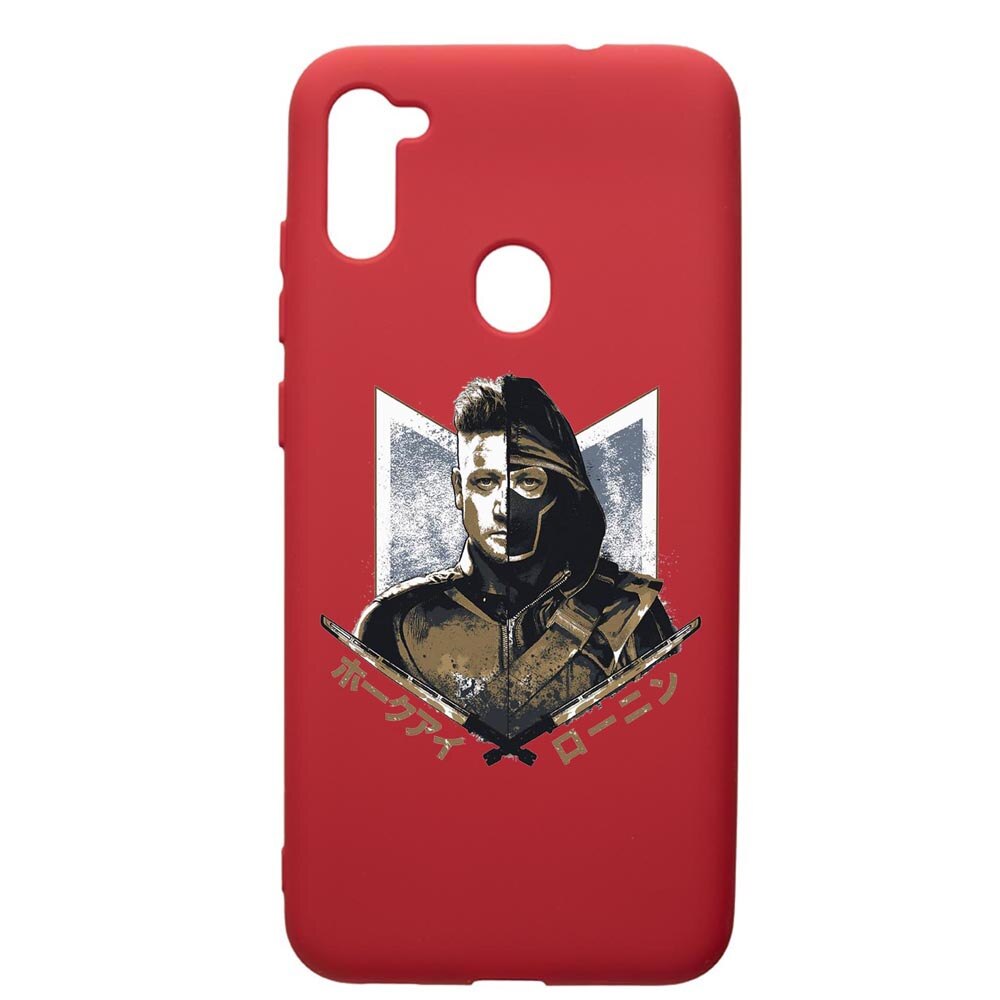 Husa de protectie Samsung Galaxy A11, Avangers, silicon, cu interiorul din material textil, protectie camera, Red, PR238
