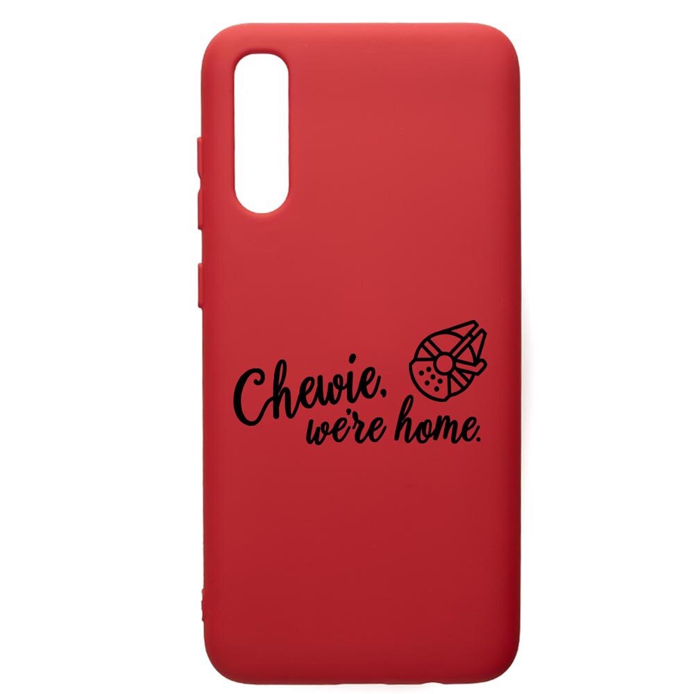 Husa de protectie Samsung Galaxy A30S, Star Wars, silicon, cu interiorul din material textil, protectie camera, Red, PR246
