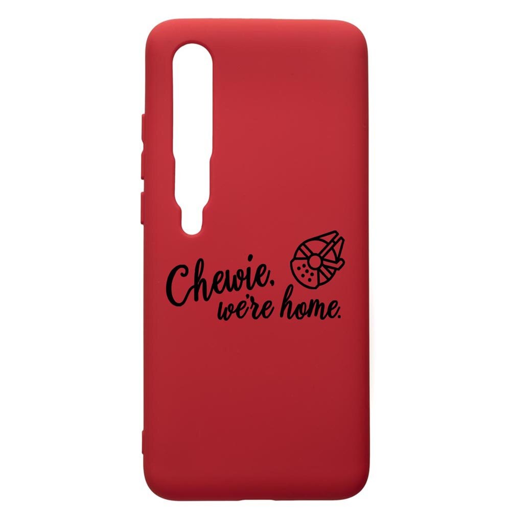 Husa de protectie Xiaomi Mi 10 / Mi 10 Pro, Star Wars, silicon, cu interiorul din material textil, protectie camera, Red, PR246