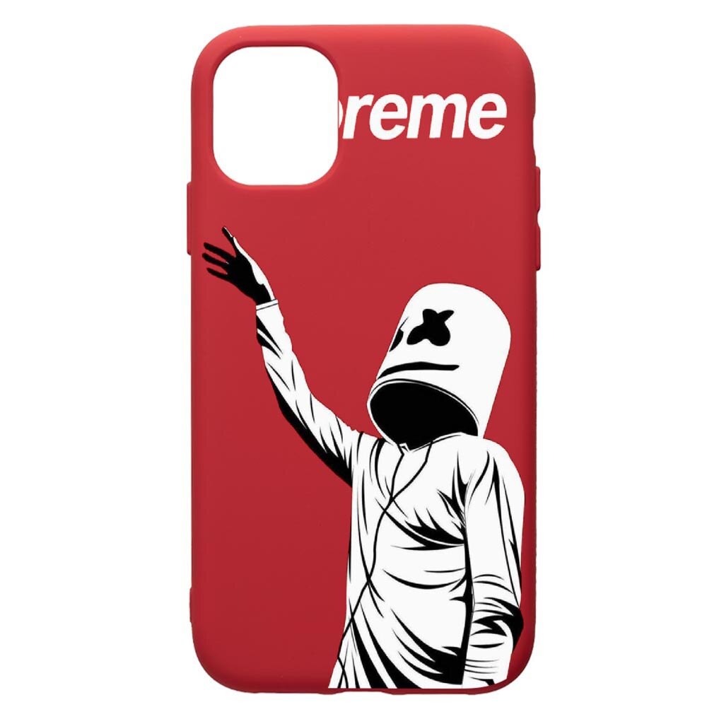 Husa de protectie Samsung Galaxy A51, Supreme, Marsmello, silicon, cu interiorul din material textil, protectie camera, Red, PR255