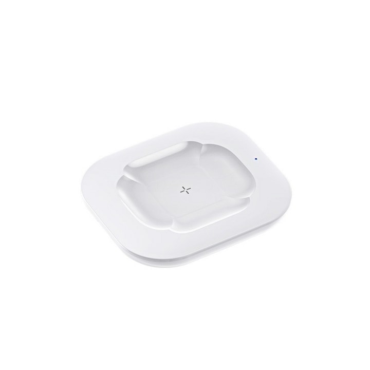 Incarcator Wireless Remax Compatibil Cu Castile Airpods Si Telefoane 10w, Alb