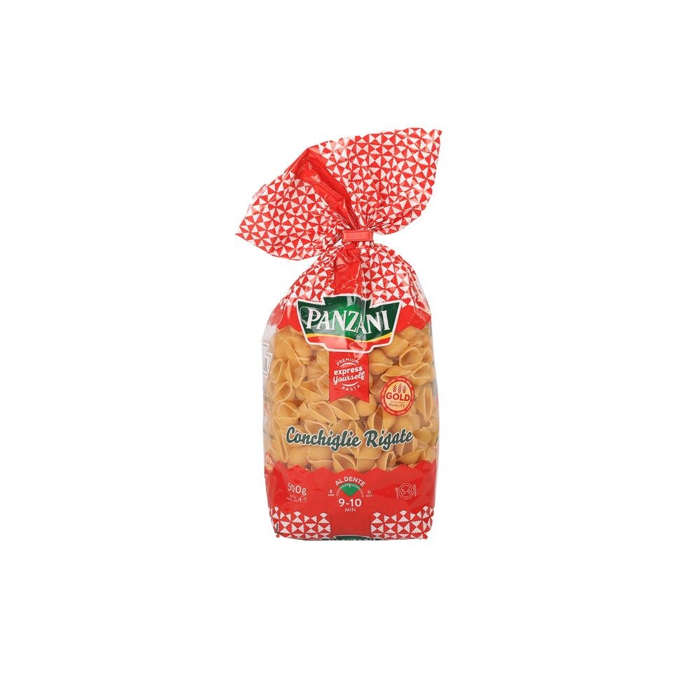 Paste Fainoase Conchiglie Rigate Panzani, 500 g