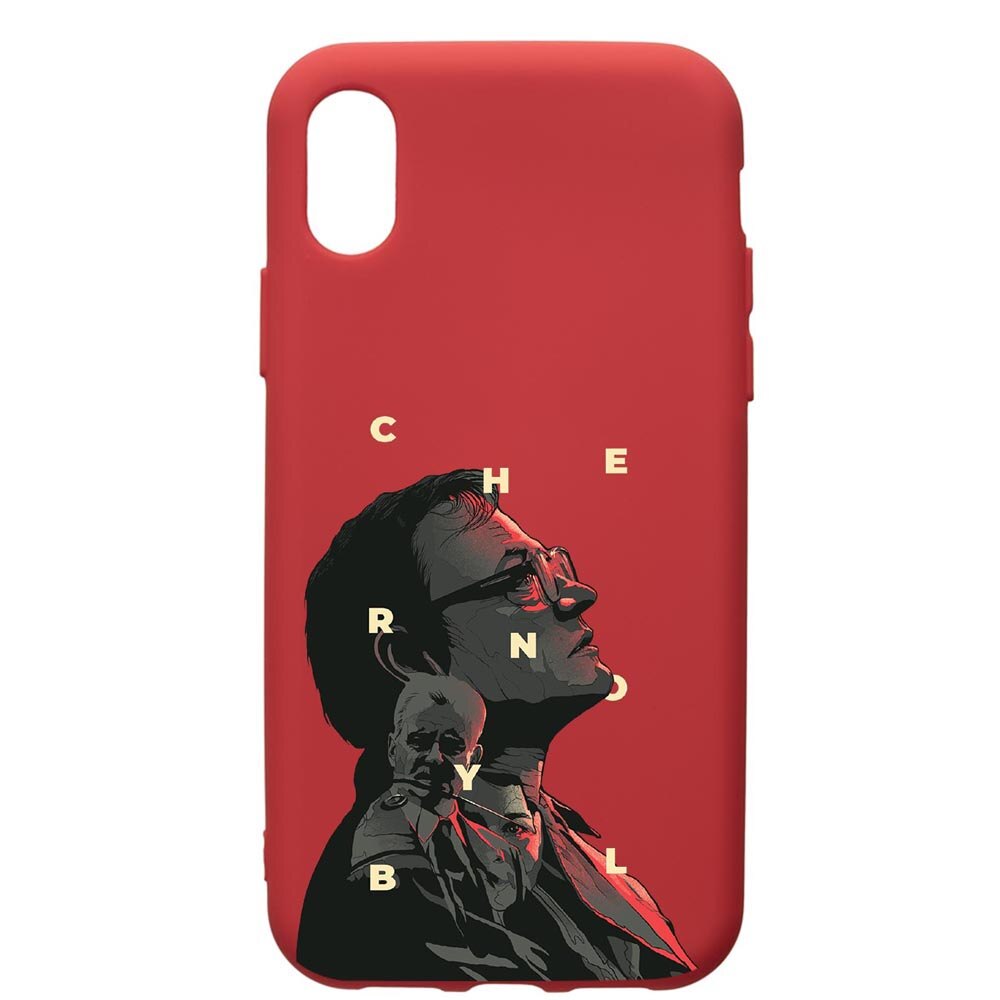 Husa de protectie Samsung Galaxy A10, Chernobyl, silicon, cu interiorul din material textil, protectie camera, Red, PR274