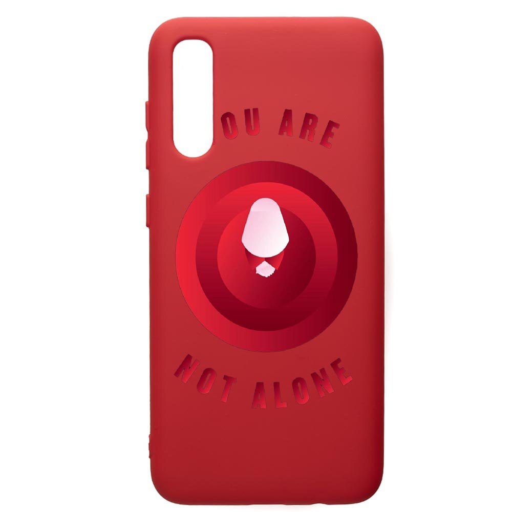 Husa de protectie Samsung Galaxy A70, The Handmaid's Tale, silicon, cu interiorul din material textil, protectie camera, Red, PR284