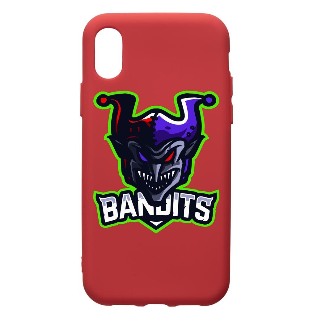 Husa de protectie Samsung Galaxy A10, Gamers, Bandit, silicon, cu interiorul din material textil, protectie camera, Red, PR287