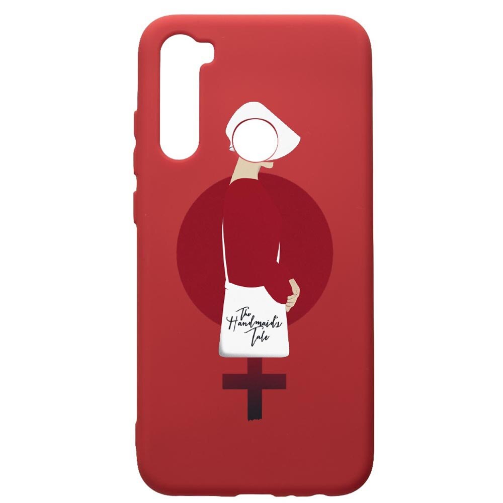 Husa de protectie Xiaomi Redmi Note 8, The Handmaid's Tale, silicon, cu interiorul din material textil, protectie camera, Red, PR283