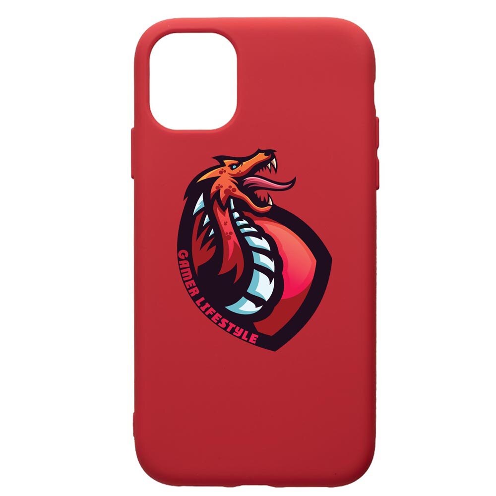 Husa de protectie Samsung Galaxy A51, Gamers, Lifestyle, silicon, cu interiorul din material textil, protectie camera, Red, PR289