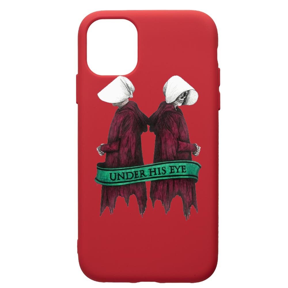 Husa de protectie Samsung Galaxy A51, The Handmaid's Tale, silicon, cu interiorul din material textil, protectie camera, Red, PR291