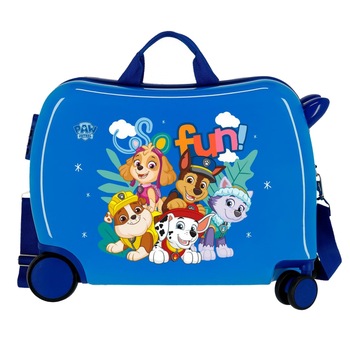 Valiza calatorie ABS albastra Paw Patrol Playful Valiza calatorie ABS albastra Paw Patrol Playful