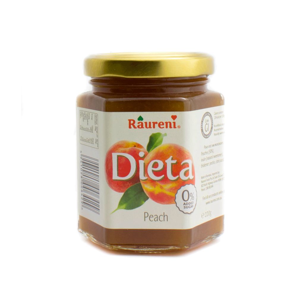 Gem de Piersici Dietetic Raureni, 220 g