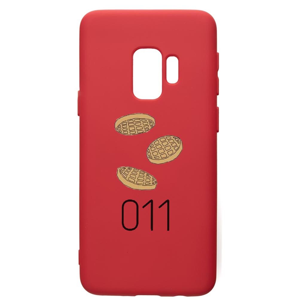 Husa de protectie Samsung Galaxy S9, Stranger Things, silicon, cu interiorul din material textil, protectie camera, Red, PR304