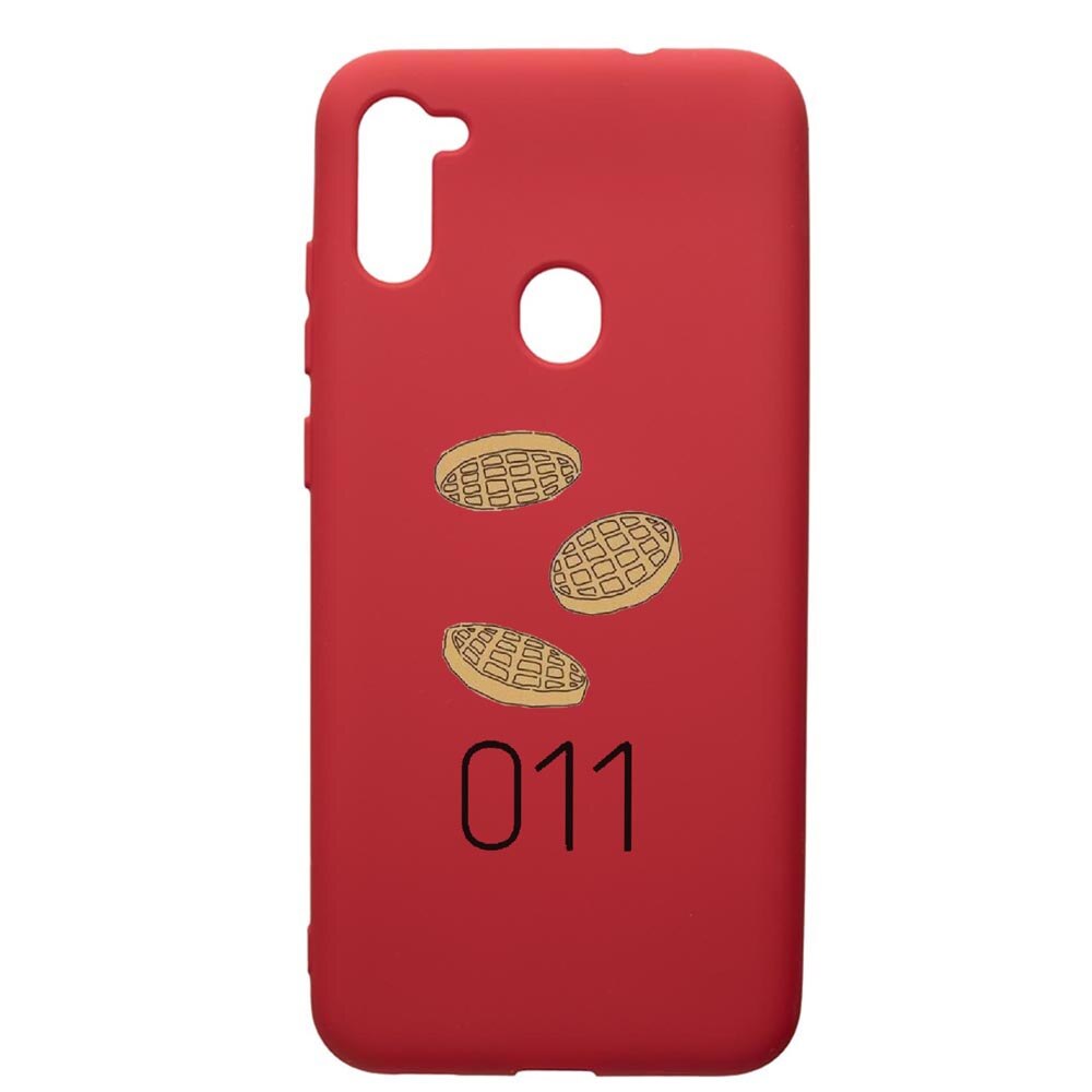 Husa de protectie Samsung Galaxy A11, Stranger Things, silicon, cu interiorul din material textil, protectie camera, Red, PR304