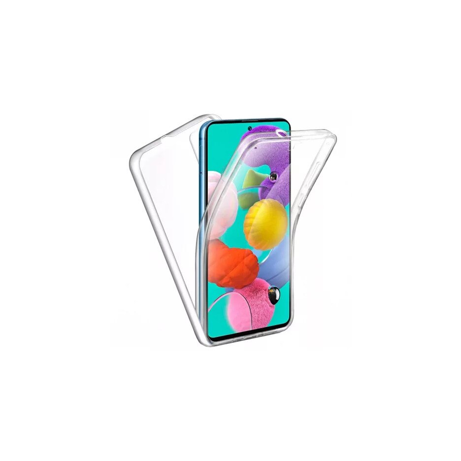 Husa 360 TPU Fata + Spate Compatibil cu Samsung Galaxy A31 , Transparent , Mobile Tuning
