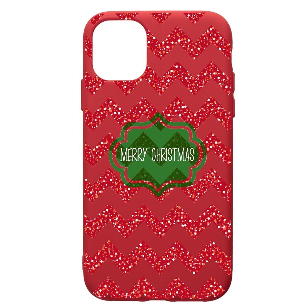 Husa de protectie Samsung Galaxy A51, Xmas, silicon, cu interiorul din material textil, protectie camera, Red, PR316