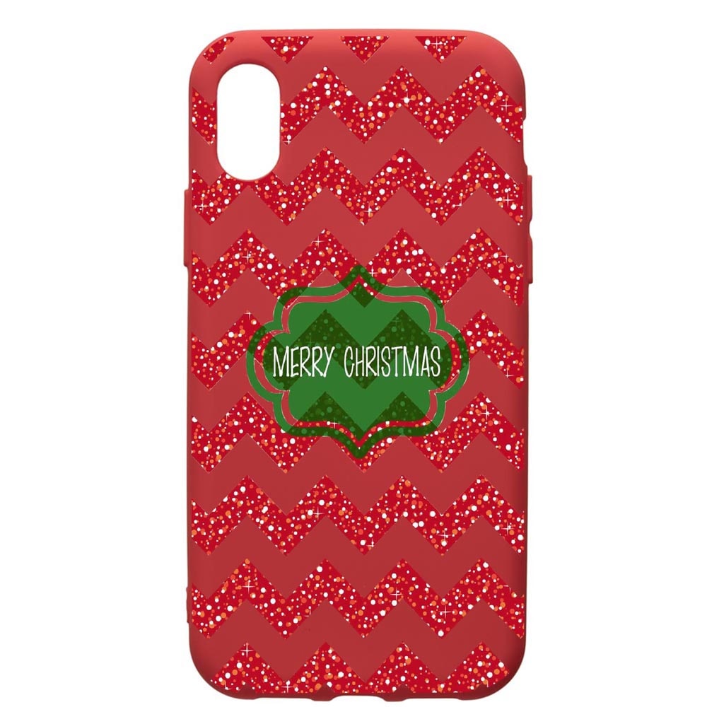 Husa de protectie Samsung Galaxy A10, Xmas, silicon, cu interiorul din material textil, protectie camera, Red, PR316