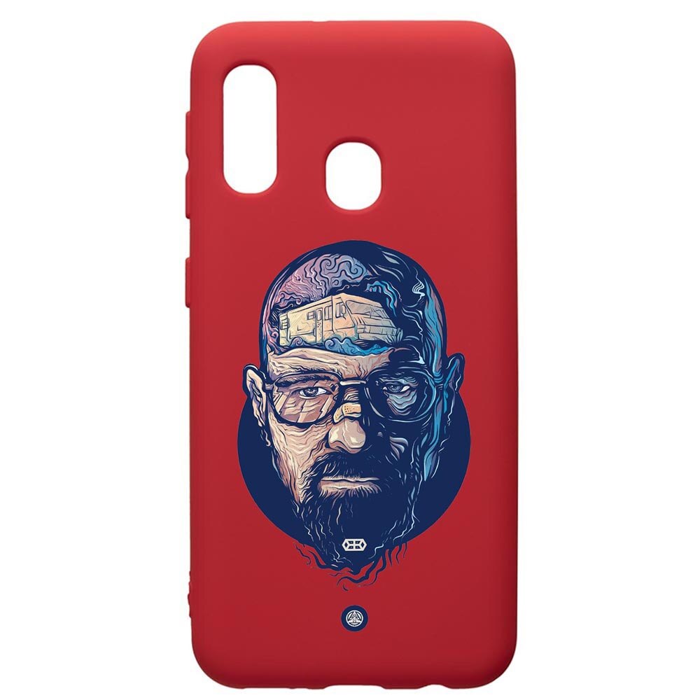 Husa de protectie Samsung Galaxy A20E, Breaking Bad, silicon, cu interiorul din material textil, protectie camera, Red, PR359