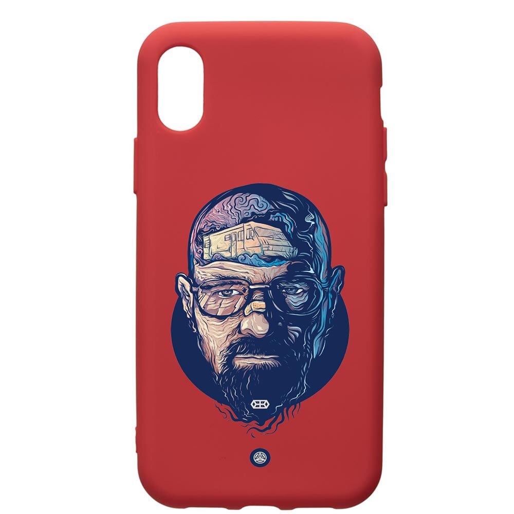 Husa de protectie Apple iPhone XR, Breaking Bad, silicon, cu interiorul din material textil, protectie camera, Red, PR359