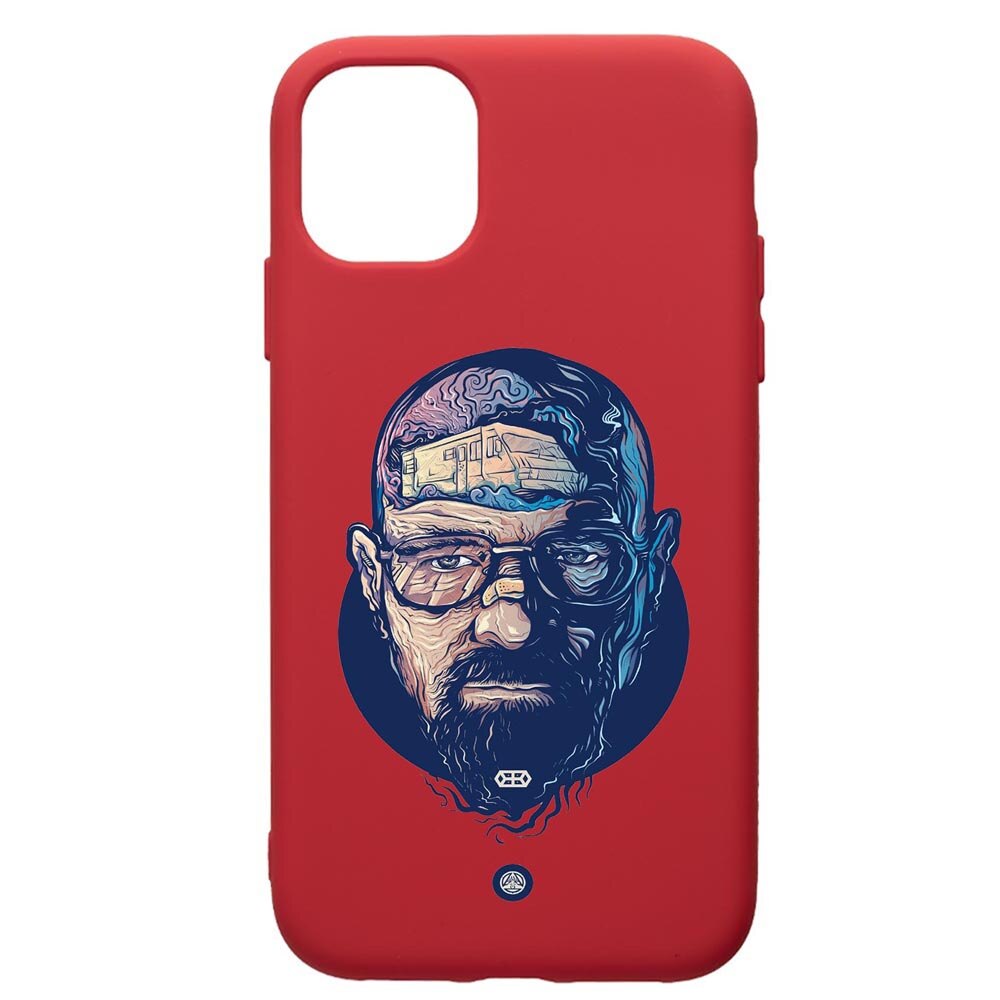 Husa de protectie Apple iPhone 12 Mini, Breaking Bad, silicon, cu interiorul din material textil, protectie camera, Red, PR359