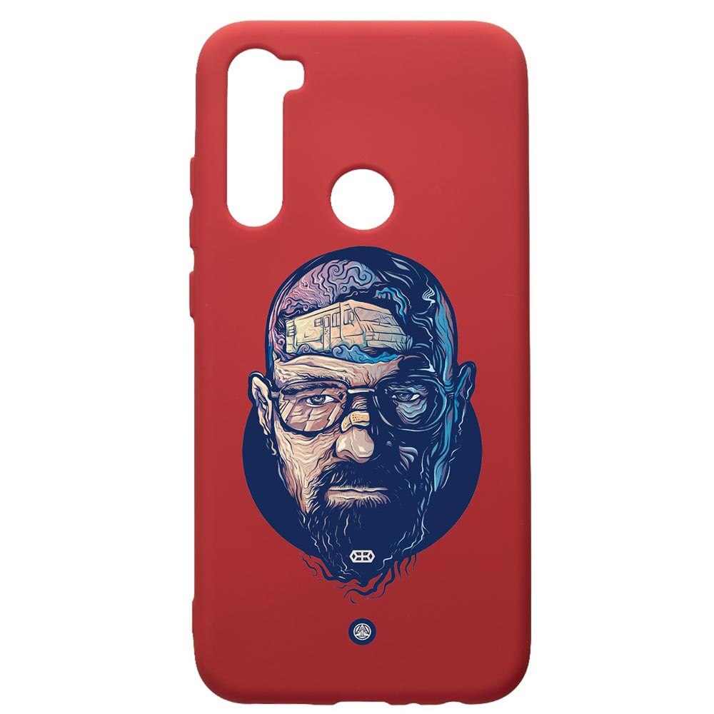 Husa de protectie Xiaomi Redmi Note 8, Breaking Bad, silicon, cu interiorul din material textil, protectie camera, Red, PR359