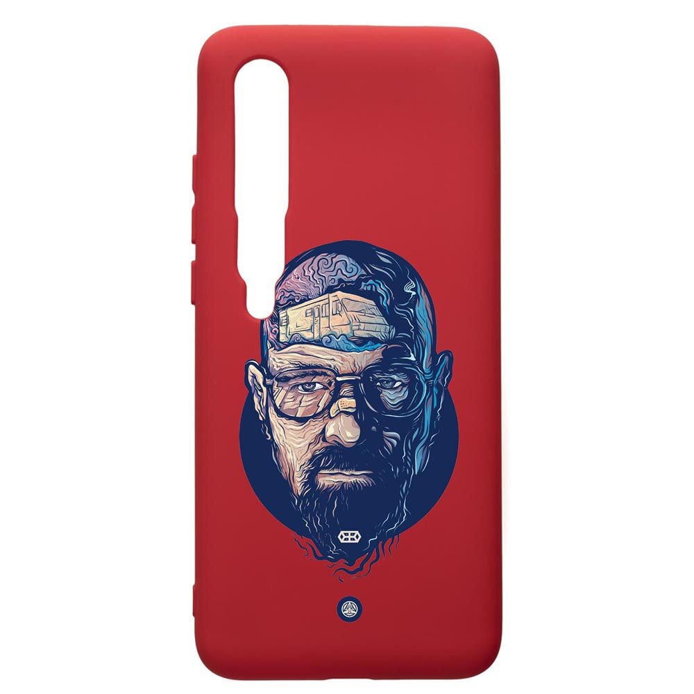 Husa de protectie Xiaomi Mi 10 / Mi 10 Pro, Breaking Bad, silicon, cu interiorul din material textil, protectie camera, Red, PR359