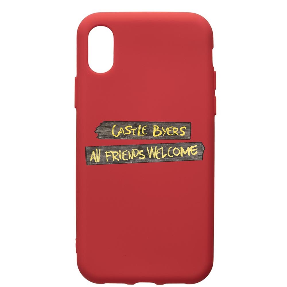 Husa de protectie Samsung Galaxy A10, Stranger Things, silicon, cu interiorul din material textil, protectie camera, Red, PR375