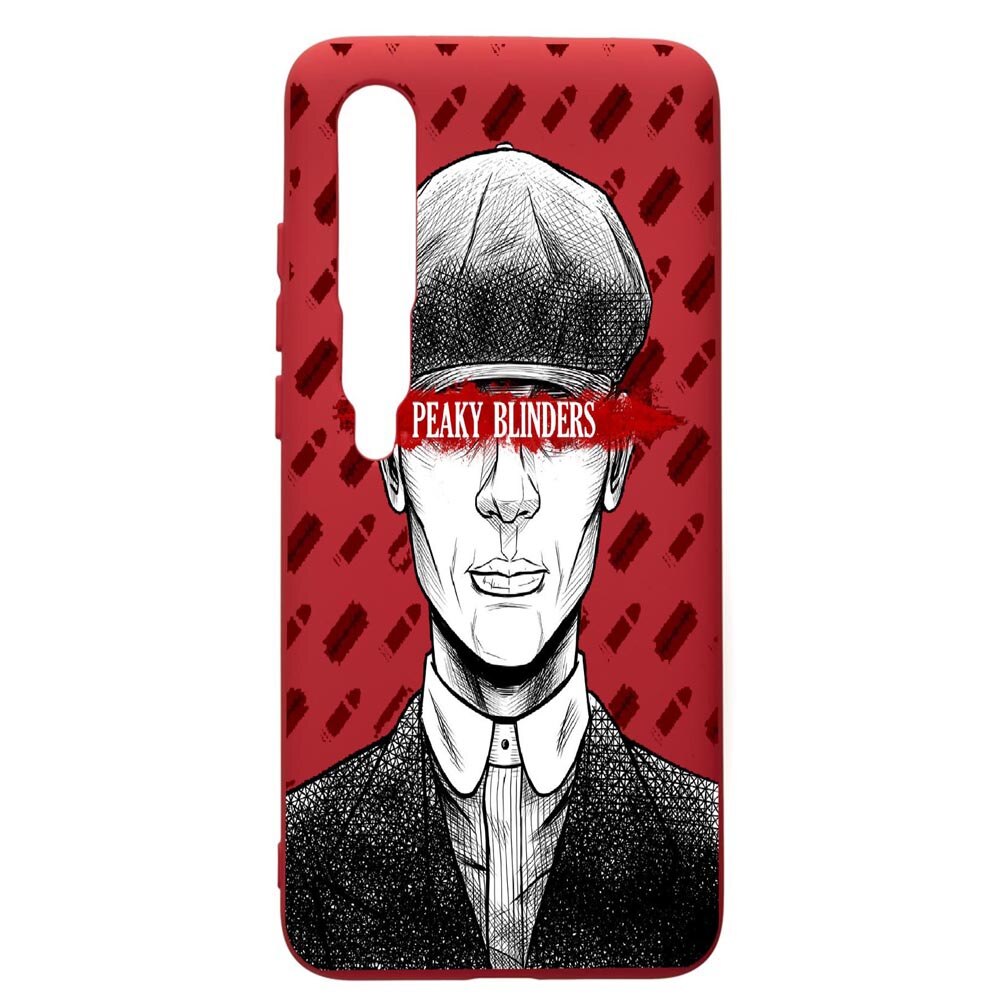 Husa de protectie Xiaomi Mi 10 / Mi 10 Pro, Peaky Blinders, silicon, cu interiorul din material textil, protectie camera, Red, PR380
