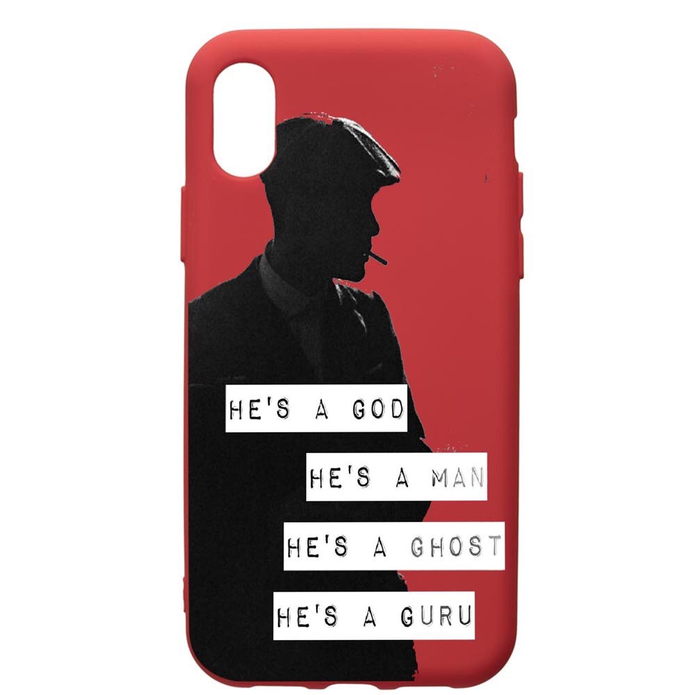 Husa de protectie Samsung Galaxy A01, Peaky Blinders, silicon, cu interiorul din material textil, protectie camera, Red, PR381