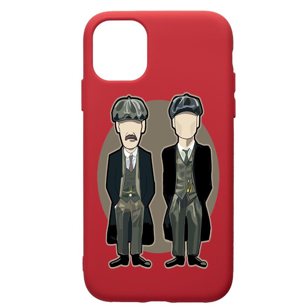 Husa de protectie Apple iPhone 11 Pro, Peaky Blinders, silicon, cu interiorul din material textil, protectie camera, Red, PR383