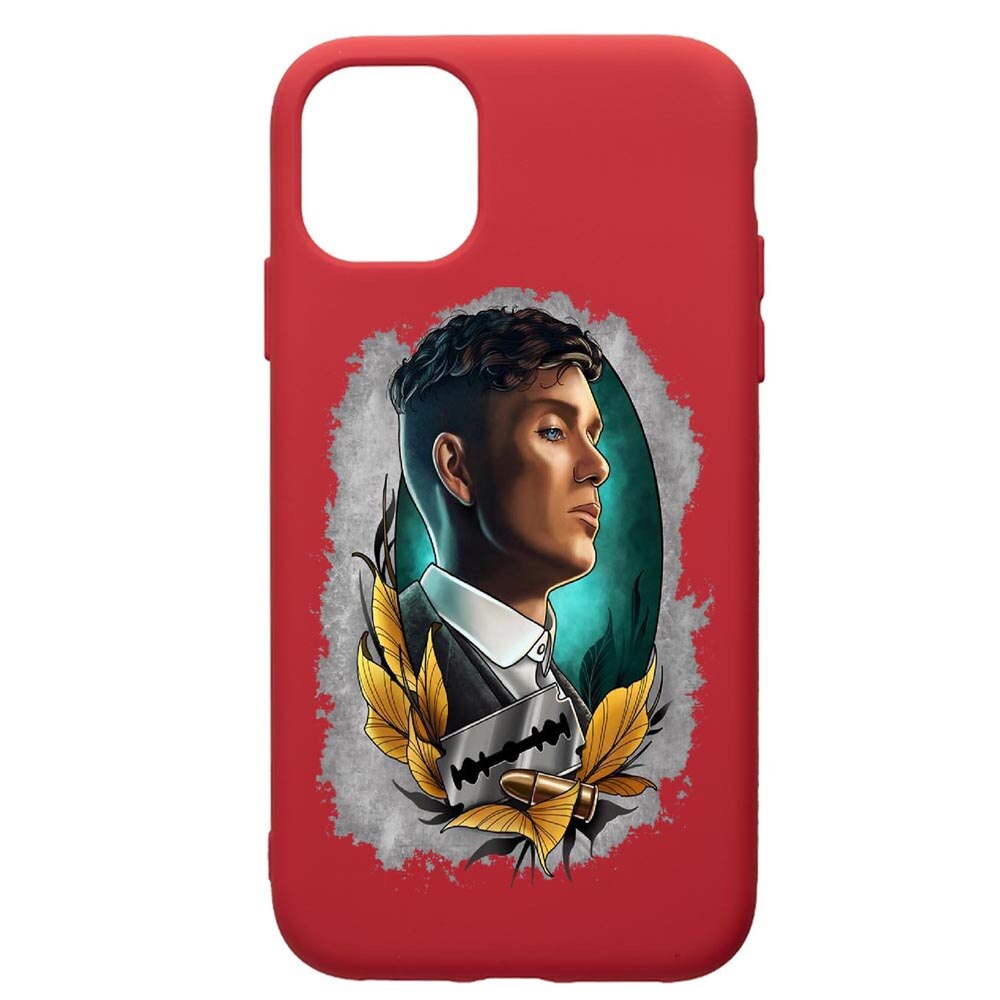 Husa de protectie Apple iPhone 11 Pro, Peaky Blinders, silicon, cu interiorul din material textil, protectie camera, Red, PR384