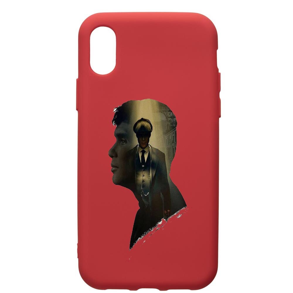 Husa de protectie Samsung Galaxy A01, Peaky Blinders, silicon, cu interiorul din material textil, protectie camera, Red, PR385