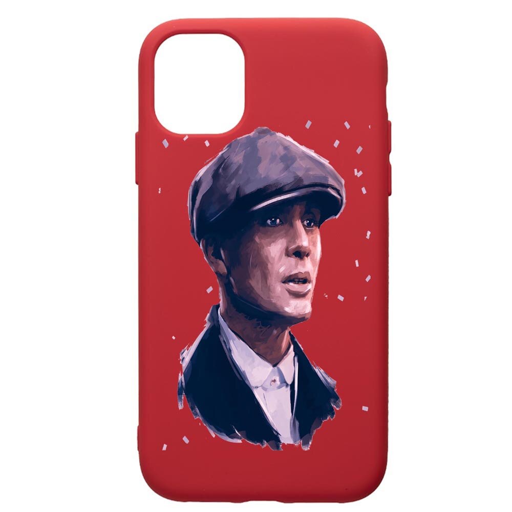Husa de protectie Apple iPhone 12 Mini, Peaky Blinders, silicon, cu interiorul din material textil, protectie camera, Red, PR387
