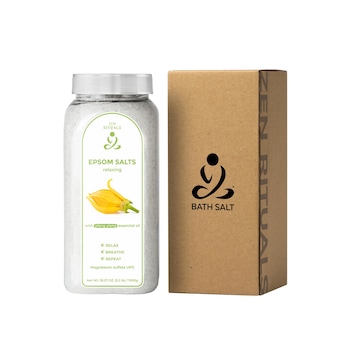 Sare de Baie Epsom cu ulei esential de Ylang Ylang, Zen Rituals, 1 kg Sare de Baie Epsom cu ulei esential de Ylang Ylang, Zen Rituals, 1 kg