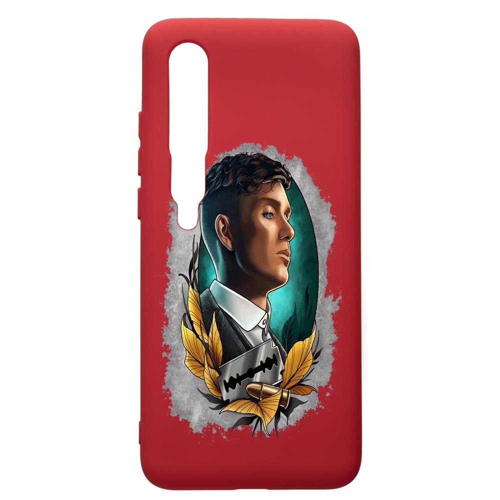 Husa de protectie Xiaomi Mi 10 / Mi 10 Pro, Peaky Blinders, silicon, cu interiorul din material textil, protectie camera, Red, PR384