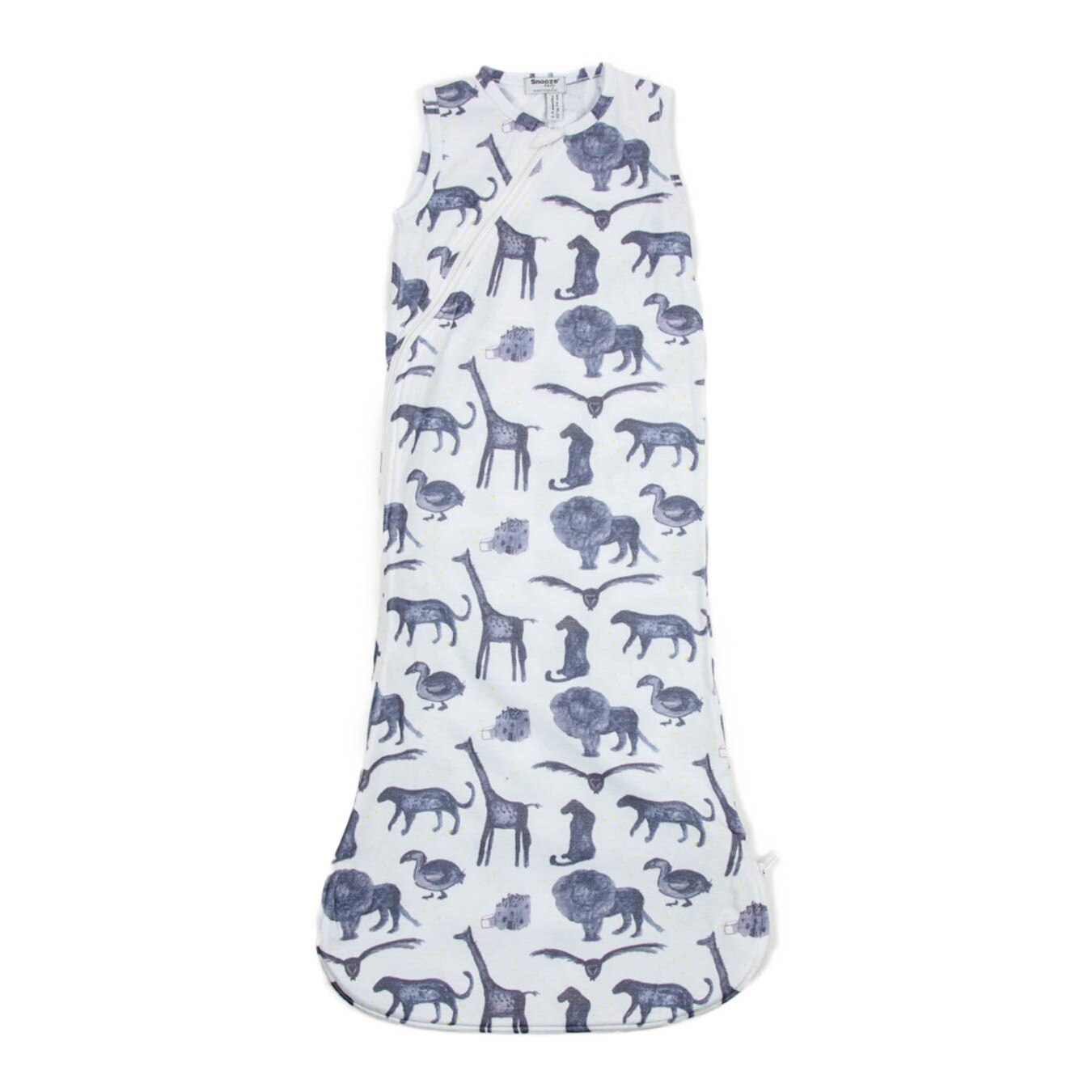 Sac de dormit vara cu fermoar, bumbac 100%, TOG 0.5, baieti, Storm blue, 3-9 luni