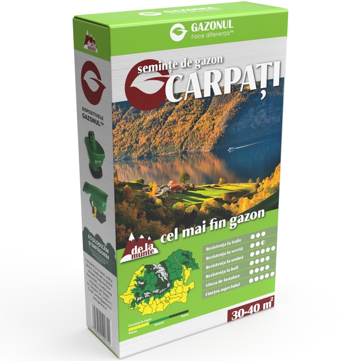 Seminte de gazon Carpati, Gazonul 750g