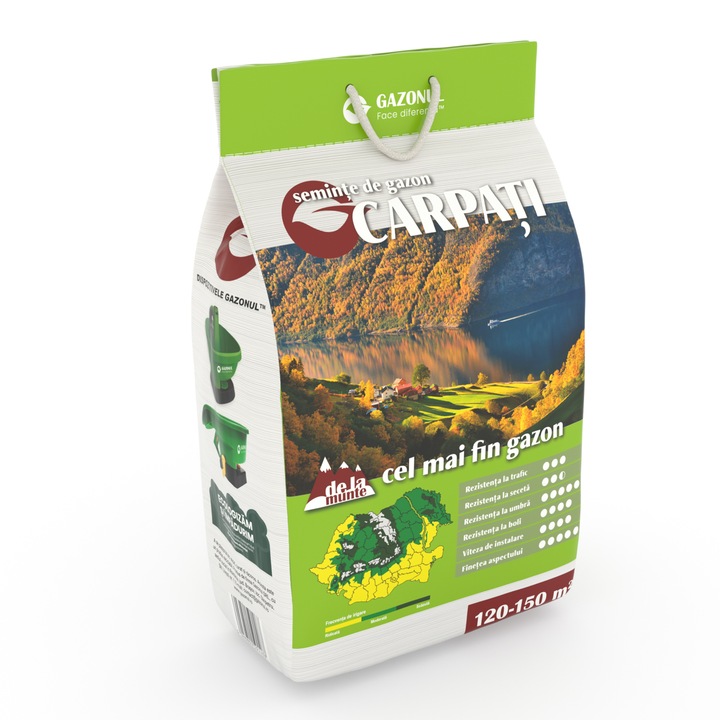 Seminte de gazon Carpati, Gazonul 3kg