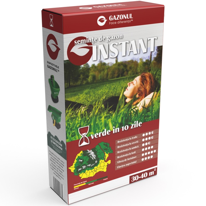 Seminte de gazon Instant, Gazonul 750g