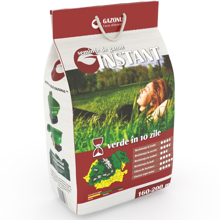 Seminte de gazon Instant, Gazonul 4kg