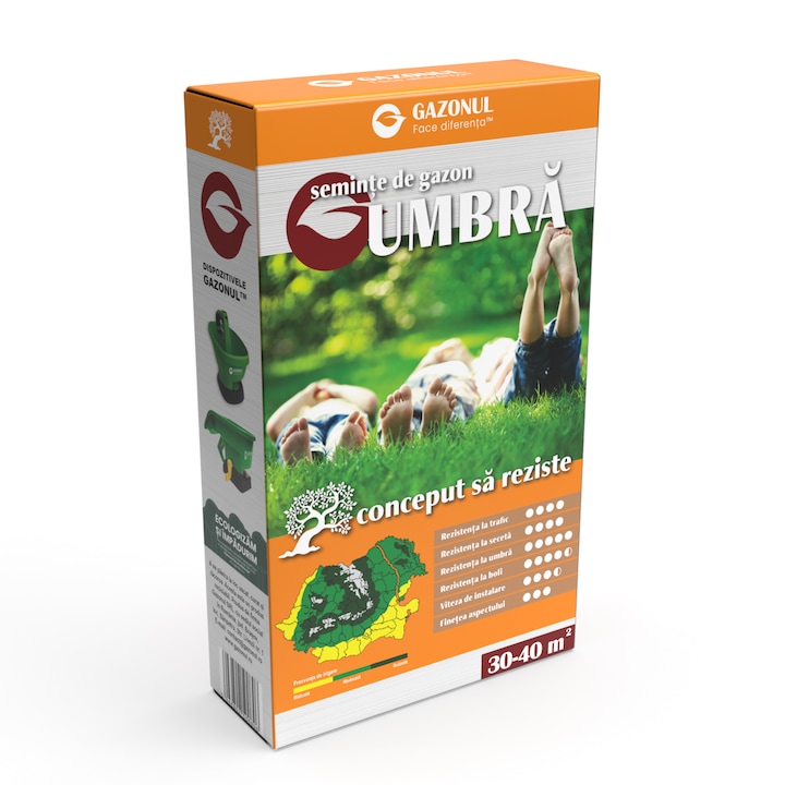 Семена за тревни площи Gazonul, Сянка, 750 г