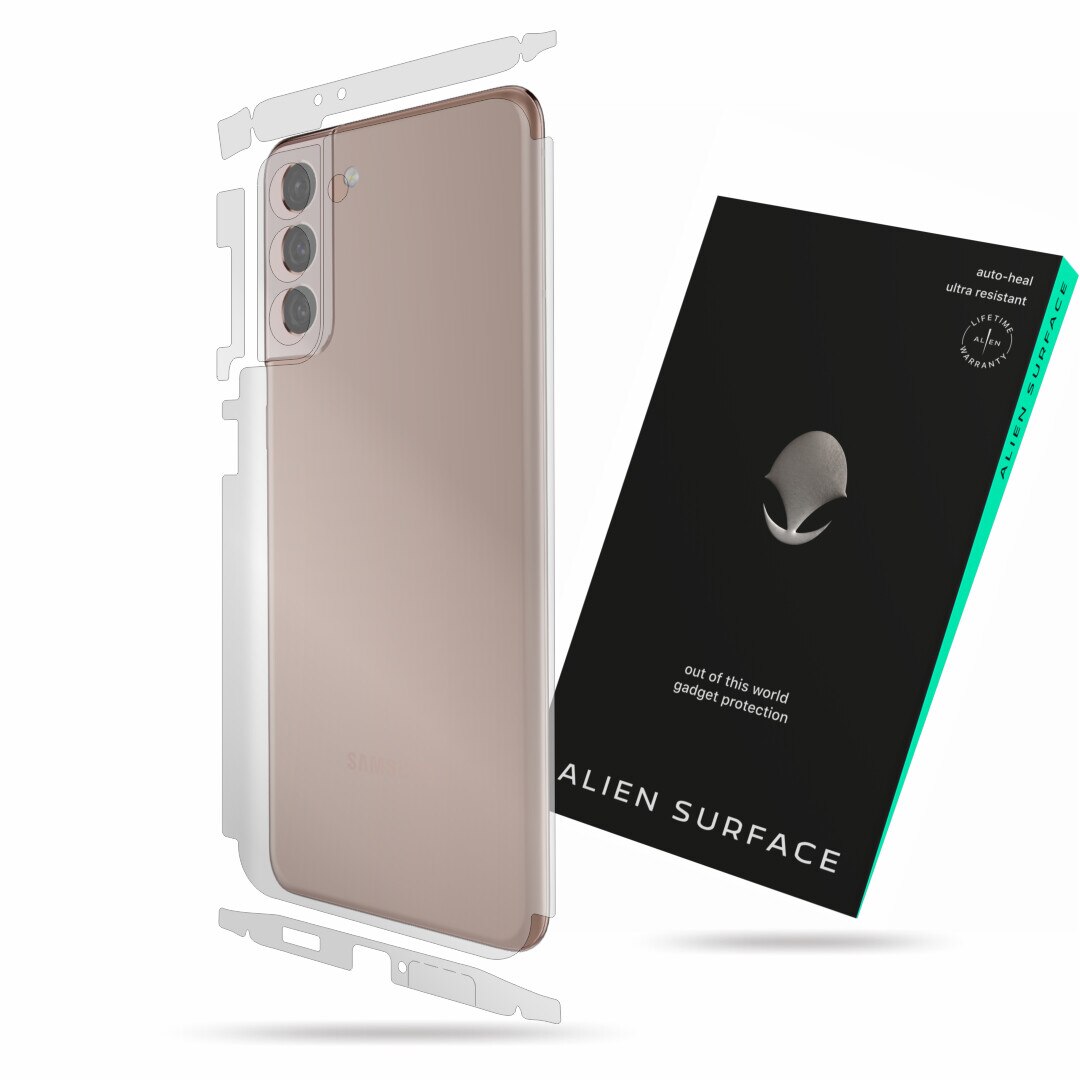 Folie Alien Surface, Samsung Galaxy S21 Plus 5G, protectie spate, laterale