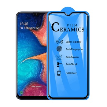 Folie Lemontti Ceramics Film compatibila cu Samsung Galaxy A20e, Black Folie Lemontti Ceramics Film compatibila cu Samsung Galaxy A20e, Black