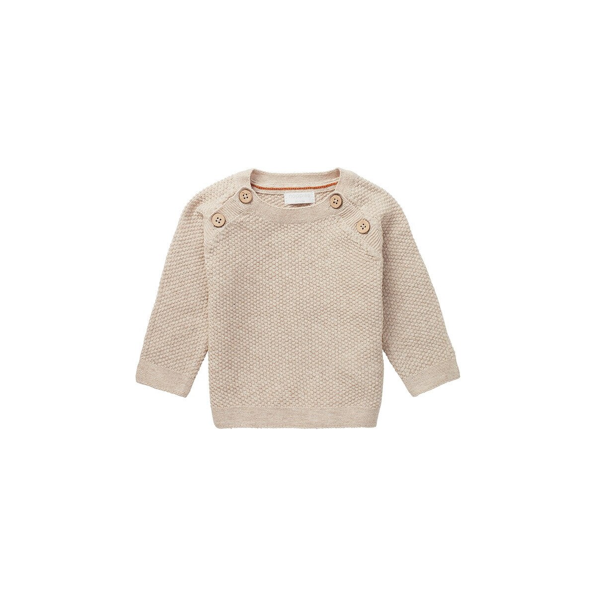 Bluza bebe, Noppies, bumbac organic, Staines, bej