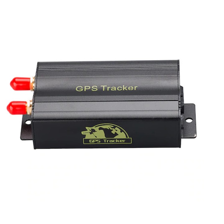 Dispozitiv de urmarire a vehiculului TK103B, GPS, GSM, Negru