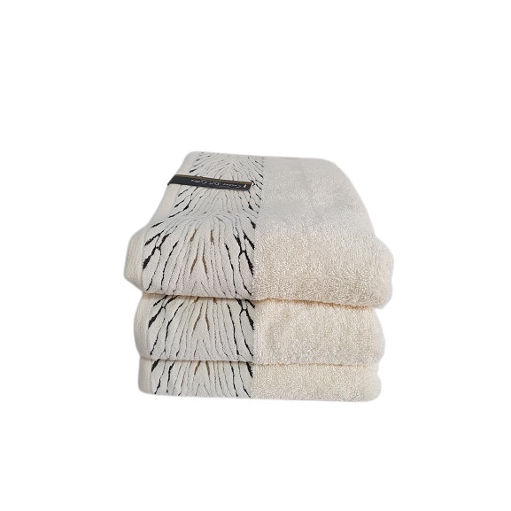 Set 3 Prosoape wander ,100% bumbac , 70 x 140 cm , crem