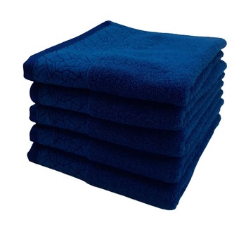 Set 5 Prosoape shinny , 100 % bumbac , 50 x 90 cm , royal Set 5 Prosoape shinny , 100 % bumbac , 50 x 90 cm , royal