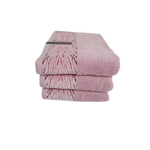 Set 3 Prosoape wander ,100% bumbac , 70 x 140 cm , roz