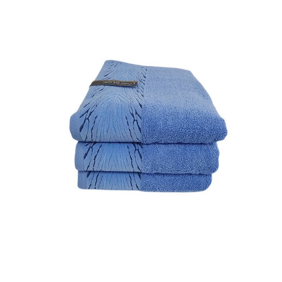 Set 3 Prosoape wander ,100% bumbac , 70 x 140 cm , albastru