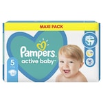 Pampers Active Baby Maxi Pack pelenkacsomag, 5-ös méret, 11-16 kg, 50 db